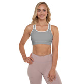 Diamond Smoke Padded Sports Bra